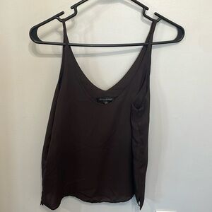 Women’s dark brown tank top